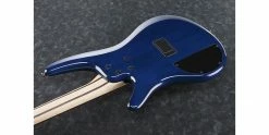 Deals ⌛ Ibanez SR370E-SPB Sapphire Blue 4 String Bass 🛒 -Cheap Guitar Store ibanez sr370e spb sapphire blue 4 string bass body back
