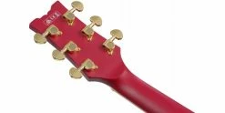 Discount 💯 Ibanez AMH90-CRF Artcore Expressionist Cherry Red Flat 💯 -Cheap Guitar Store ibanez amh90 cherry red flat headstock back