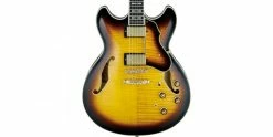 Outlet ⭐ Ibanez AS153-AYS Artstar Antique Yellow Sunburst 🎉 -Cheap Guitar Store ibanez as153 artstar antique yellow sunburst body
