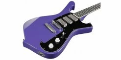 New 🎉 Ibanez FRM300 Paul Gilbert Signature Fireman Purple 🛒 -Cheap Guitar Store ibanez frm300 paul gilbert signature fireman purple body angle