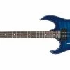 Deals 🔔 Ibanez GRX70QAL-TBB Left Handed Transparent Blue Burst 🛒 -Cheap Guitar Store ibanez grx70qal tbb left handed transparent blue burst front