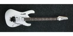 Flash Sale ✔️ Ibanez JEMJR-WH White Steve Vai Signature 👍 -Cheap Guitar Store ibanez jemjr wh white steve vai signature front angle