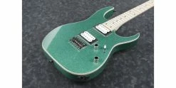 Hot Sale 😉 Ibanez RG421MSP Turquoise Sparkle 👍 -Cheap Guitar Store ibanez rg421msp turquoise sparkle body angle