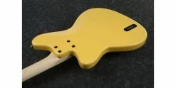 Discount 🛒 Ibanez TMB100M Talman Bass Mustard Yellow Flat 🥰 -Cheap Guitar Store ibanez tmb100m talman bass mustard yellow flat body back angle