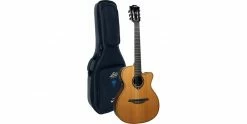 New 😀 LAG TNHV15ACE Tramontane Nylon HyVibe 15 ⌛ -Cheap Guitar Store lag tnhv15ace tramontane nylon hyvibe 15 front with case