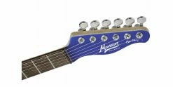 Hot Sale 😀 Cort Manson META Series MBM-2 Sustainiac Matthew Bellamy Signature Meta Blue 🎉 -Cheap Guitar Store manson meta series mbm 2h sustaniac meta blue headstock