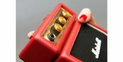 Coupon 🎉 Marshall MS2R Mini Amp In Red 🛒 -Cheap Guitar Store marshall ms2r mini amp in red with hand 1