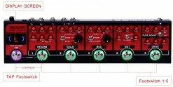 Outlet 🥰 MOOER Red Truck Multi Effects Pedal ❤️ -Cheap Guitar Store mooer red truck multi effect controls