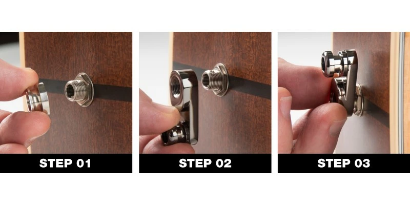 Promo 🎁 MusicNomad MN270 Acousti-Lok Strap Lock Adapter For Standard Output Jacks 😀 13 Promo 🎁 MusicNomad MN270 Acousti-Lok Strap Lock Adapter For Standard Output Jacks 😀 - Image 11