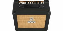 Outlet 🧨 Orange Amps Orange Crush 20 Guitar Amp Combo Black 🌟 -Cheap Guitar Store orange crush 20 black top angle