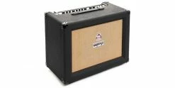 Discount 🎁 Orange Amps Orange Crush CR60C Black Guitar Amp Combo ⌛ -Cheap Guitar Store orange crush cr60c black guitar amp combo angle left