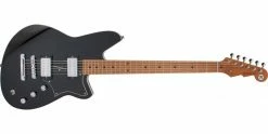 Budget ✨ Reverend Descent RA Baritone Midnight Black, Roasted Maple ❤️