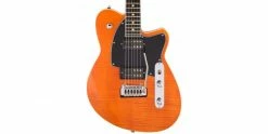 Best Sale ✨ Reverend Reeves Gabrels Signature Satin Rock Orange Flame Maple 🔥 -Cheap Guitar Store reverend reeves gabrels signature satin rock orange flame maple thumb