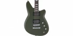 Outlet ❤️ Reverend Shade Balderose Signature Army Green 🎁 -Cheap Guitar Store reverend shade balderose signature satin army green 1