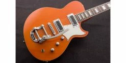 New 🤩 Reverend Contender RB Rock Orange 😀 -Cheap Guitar Store reverend contender rb rock orange guitar 1