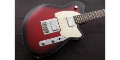 Promo 🥰 Reverend Crosscut Metallic Red Burst ⭐ -Cheap Guitar Store reverend crosscut metallic red burst body angle