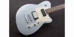 Coupon ❤️ Reverend Double Agent OG Metallic Silver Freeze ✨ -Cheap Guitar Store reverend double agent og metallic silver freeze body angle