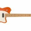 Deals 😉 Reverend Flatroc Bigsby Rock Orange 👏 -Cheap Guitar Store reverend flatroc rock orange guitar front