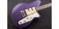 Flash Sale 🌟 Reverend Jetstream 390 Italian Purple 🤩 -Cheap Guitar Store reverend jetstream 390 italian purple body angle