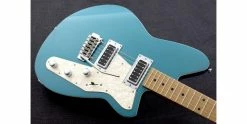 Outlet ⌛ Reverend Jetstream RB Deep Sea Blue ❤️ -Cheap Guitar Store reverend jetstream rb deep sea blue body angle