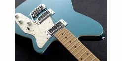Outlet ⌛ Reverend Jetstream RB Deep Sea Blue ❤️ -Cheap Guitar Store reverend jetstream rb deep sea blue fretboard