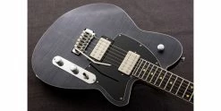 Discount ✨ Reverend Reeves Gabrels Signature Satin Black Flame Maple ❤️ -Cheap Guitar Store reverend reeves gabrels signature satin black flame maple body angle