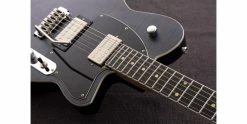 Discount ✨ Reverend Reeves Gabrels Signature Satin Black Flame Maple ❤️ -Cheap Guitar Store reverend reeves gabrels signature satin black flame maple fretboard