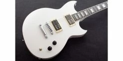 Best deal 👍 Reverend Robin Finck Signature Ice White 🧨 -Cheap Guitar Store reverend robin finck signature ice white body angle