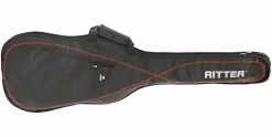 Flash Sale 😍 Ritter Performance RGP2-B Bass Gig Bag Black Racing Red 🌟 -Cheap Guitar Store ritter performance rgp2 b bass gig bag black racing red front angle
