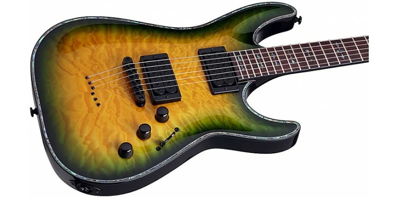 Outlet ⭐ Schecter Hellraiser C-1 Passive Dragon Burst Guitar 🥰 6 Outlet ⭐ Schecter Hellraiser C-1 Passive Dragon Burst Guitar 🥰 - Image 4