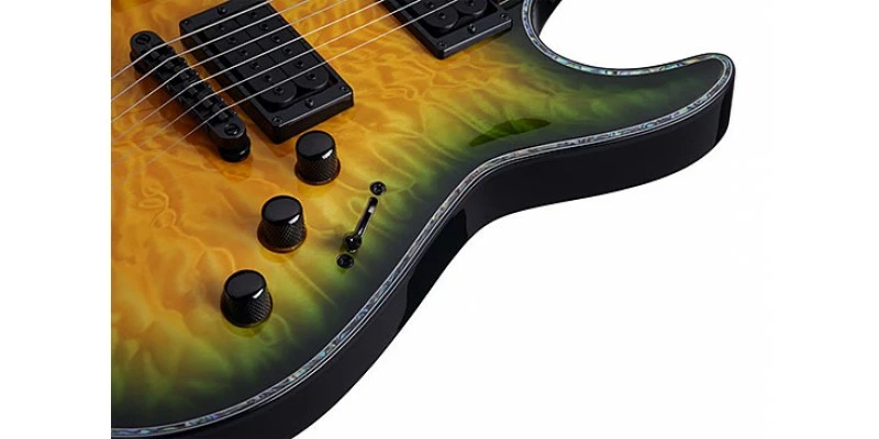 Outlet ⭐ Schecter Hellraiser C-1 Passive Dragon Burst Guitar 🥰 9 Outlet ⭐ Schecter Hellraiser C-1 Passive Dragon Burst Guitar 🥰 - Image 7