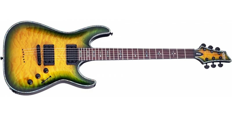 Outlet ⭐ Schecter Hellraiser C-1 Passive Dragon Burst Guitar 🥰 3 Outlet ⭐ Schecter Hellraiser C-1 Passive Dragon Burst Guitar 🥰