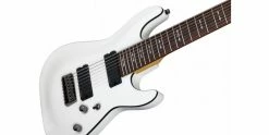 Best Sale 😍 Schecter Omen-8 Vintage White 8 String Guitar 🎁 10 Best Sale 😍 Schecter Omen-8 Vintage White 8 String Guitar 🎁 -Cheap Guitar Store schecter omen 8 vintage white 8 string guitar body angle