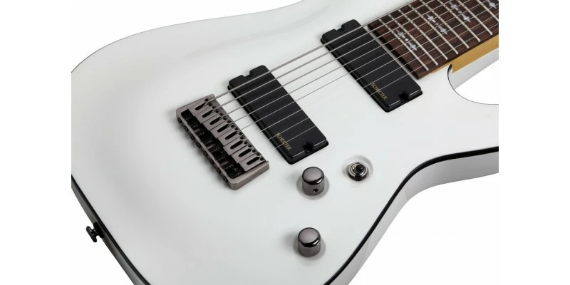 Best Sale 😍 Schecter Omen-8 Vintage White 8 String Guitar 🎁 4 Best Sale 😍 Schecter Omen-8 Vintage White 8 String Guitar 🎁 - Image 2