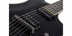 Flash Sale 😍 Schecter Avenger BlackJack Gloss Black ❤️ -Cheap Guitar Store schecter avenger blackjack gloss black pickups