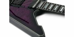 Best deal 🔥 Schecter E-1 FR S Special Edition Trans Purple Burst 💯 -Cheap Guitar Store schecter e 1 fr s special edition neck pocket