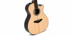 Outlet 🌟 Sigma Guitars Sigma GECE-3+ Macassar Ebony Electro-Acoustic Guitar 🛒 -Cheap Guitar Store sigma gece 3 macassar body