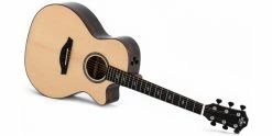 Cheap ❤️ Sigma Guitars Sigma GZCE-3+ Ziricote Electro-Acoustic Guitar 🔥 10 Cheap ❤️ Sigma Guitars Sigma GZCE-3+ Ziricote Electro-Acoustic Guitar 🔥 -Cheap Guitar Store sigma gzce 3 ziricote front angle