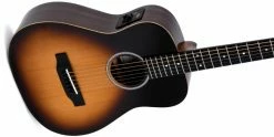 Top 10 🤩 Sigma Guitars Sigma TT-12E-SB+ Travel Electro-Acoustic Guitar Sunburst 🤩 -Cheap Guitar Store sigma tt 12e sb sunburst travel electro acoustic with bag body angle