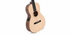 Cheapest 🛒 Sigma Guitars Sigma 00MSE Parlour Electro Acoustic ⌛ -Cheap Guitar Store sigma 00mse parlour electro acoustic body angle