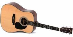 Coupon 😉 Sigma Guitars Sigma DM-1 Dreadnought Acoustic Guitar ✨ -Cheap Guitar Store sigma dm 1st front angle