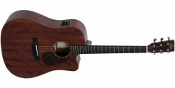 Discount 🛒 Sigma Guitars Sigma DMC-15E+ Cutaway Dreadnought Acoustic Guitar 👏