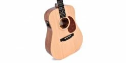 Flash Sale ⌛ Sigma Guitars Sigma DSME Short Scale Dreadnought Electro-Acoustic ⭐ -Cheap Guitar Store sigma dsme dreadnought shortscale 14 fret body