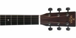 Hot Sale 💯 Sigma Guitars Sigma OMM-ST Solid Top Acoustic Guitar ✨ -Cheap Guitar Store sigma omm st solid top acoustic guitar headstock