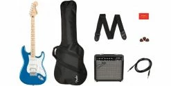 Discount 🔔 Squier Affinity Stratocaster HSS Pack Lake Placid Blue 😀