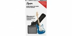 Discount 🔔 Squier Affinity Stratocaster HSS Pack Lake Placid Blue 😀 -Cheap Guitar Store squier affinity stratocaster hss pack lake placid blue box