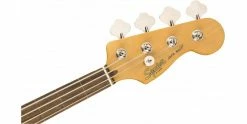 Outlet 🧨 Squier Classic Vibe '60s Jazz Bass Fretless 3-Colour Sunburst 🎁 -Cheap Guitar Store squier classic vibe 60s jazz bass fretless 3 colour sunburst headstock