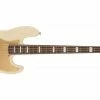 Brand new 🎁 Squier 40th Anniversary Jazz Bass Gold Edition Olympic White 👏 -Cheap Guitar Store squier 40th anniversary jazz bass gold edition olympic white front