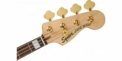 Brand new 🎁 Squier 40th Anniversary Jazz Bass Gold Edition Olympic White 👏 -Cheap Guitar Store squier 40th anniversary jazz bass gold edition olympic white headstock