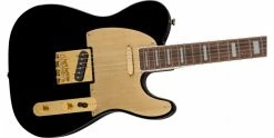 Flash Sale 🎉 Squier 40th Anniversary Telecaster Gold Edition Black 👍 -Cheap Guitar Store squier 40th anniversary telecaster gold edition black body angle